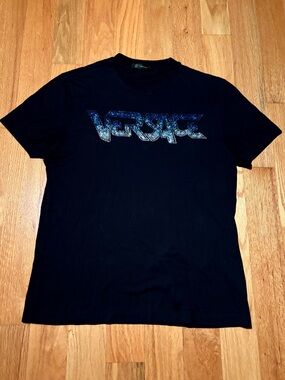 Versace Rhinestone Embossed Tshirt